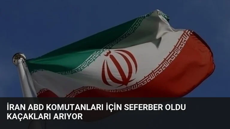 İran ABD Komutanları İçin Seferber Oldu Kaçakları Arıyor
