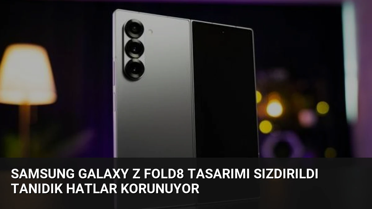 Samsung Galaxy Z Fold8 Tasarımı Sızdırıldı Tanıdık Hatlar Korunuyor