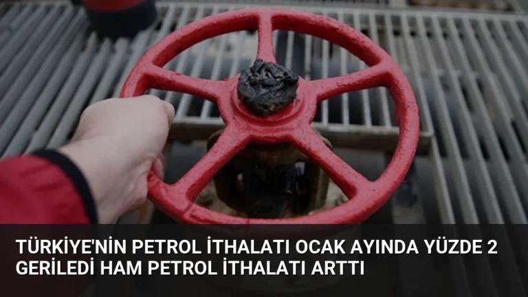 Türkiye’nin Petrol İthalatı Ocak Ayında Yüzde 2 Geriledi Ham Petrol İthalatı Arttı