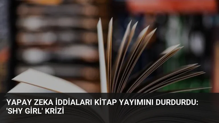 Yapay Zeka İddiaları Kitap Yayımını Durdurdu: ‘Shy Girl’ Krizi