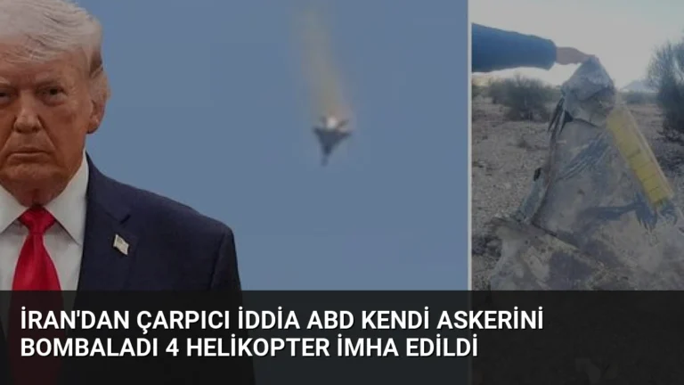 İran’dan Çarpıcı İddia ABD Kendi Askerini Bombaladı 4 Helikopter İmha Edildi