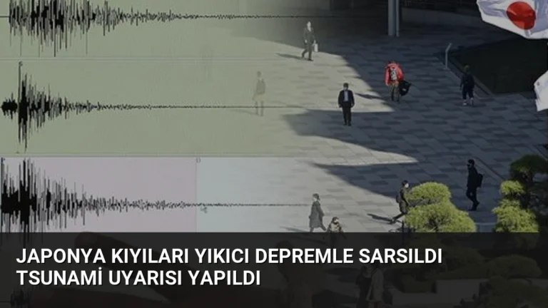 Japonya Kıyıları Yıkıcı Depremle Sarsıldı Tsunami Uyarısı Yapıldı