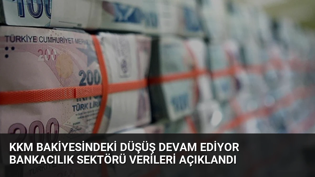KKM Bakiyesindeki Düşüş Devam Ediyor Bankacılık Sektörü Verileri Açıklandı