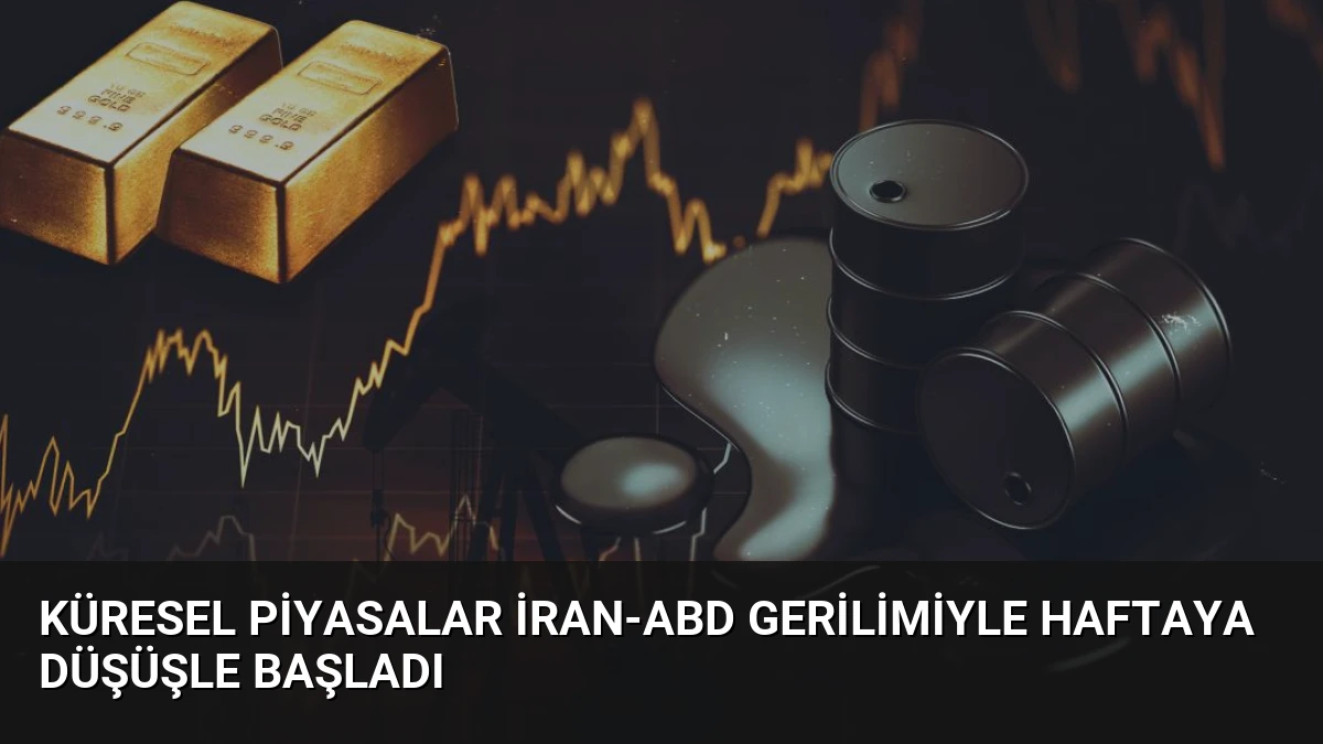 Küresel Piyasalar İran-ABD Gerilimiyle Haftaya Düşüşle Başladı