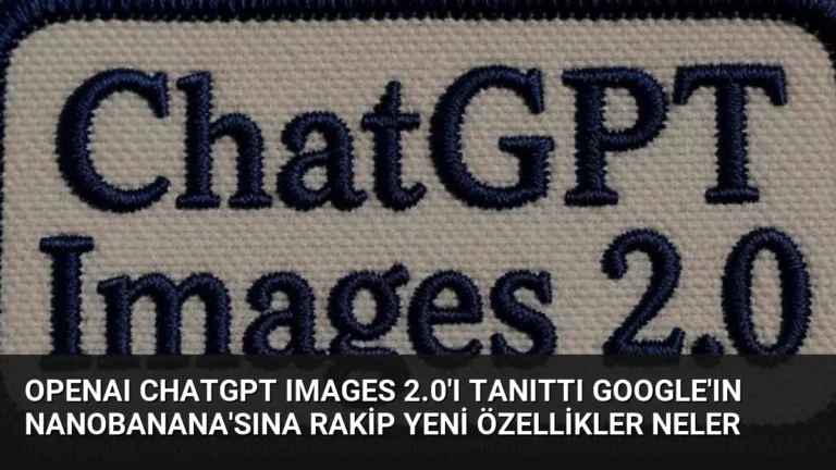 OpenAI ChatGPT Images 2.0’ı Tanıttı Google’ın NanoBanana’sına Rakip Yeni Özellikler Neler