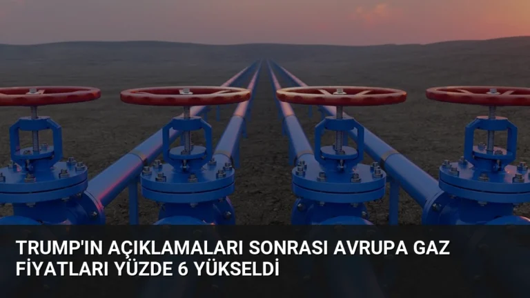 Trump’ın Açıklamaları Sonrası Avrupa Gaz Fiyatları Yüzde 6 Yükseldi