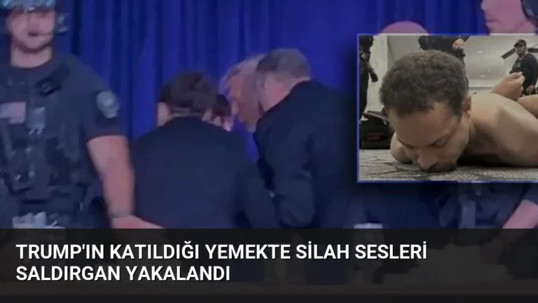 Trump’ın Katıldığı Yemekte Silah Sesleri Saldırgan Yakalandı