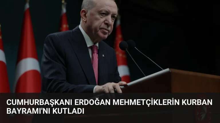 Cumhurbaşkanı Erdoğan Mehmetçiklerin Kurban Bayramı’nı Kutladı