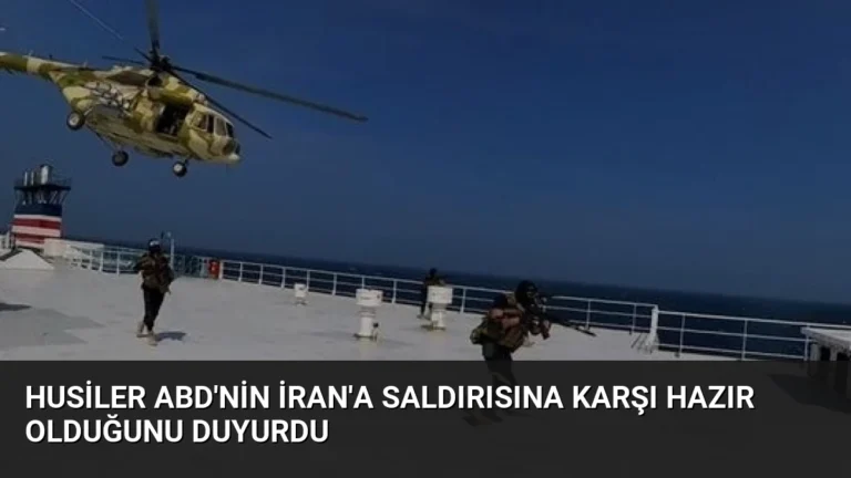 Husiler ABD’nin İran’a Saldırısına Karşı Hazır Olduğunu Duyurdu
