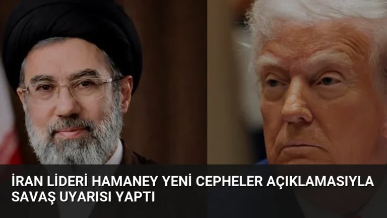 İran Lideri Hamaney Yeni Cepheler Açıklamasıyla Savaş Uyarısı Yaptı