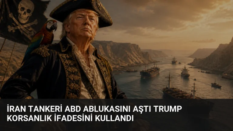 İran Tankeri ABD Ablukasını Aştı Trump Korsanlık İfadesini Kullandı