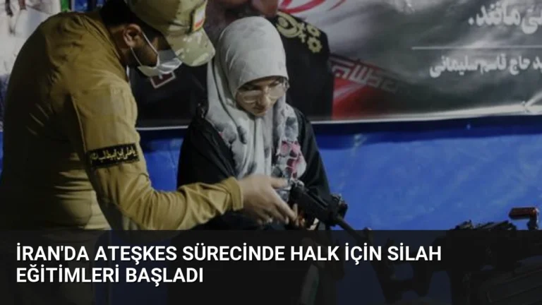 İran’da Ateşkes Sürecinde Halk İçin Silah Eğitimleri Başladı