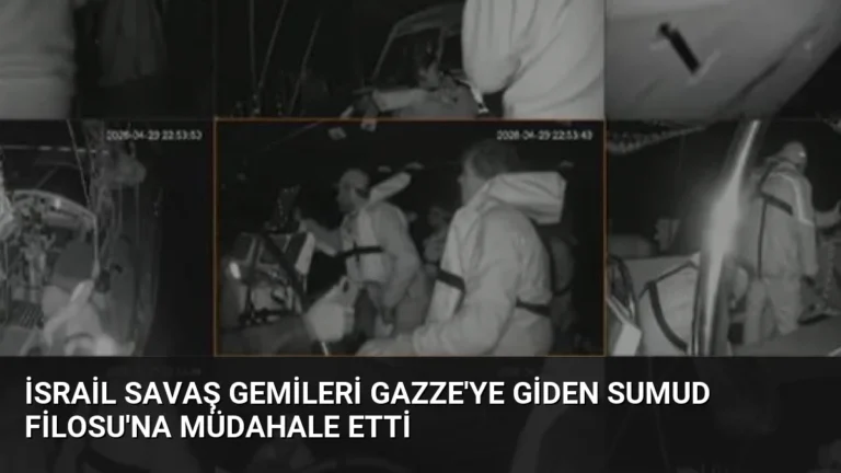 İsrail Savaş Gemileri Gazze’ye Giden Sumud Filosu’na Müdahale Etti
