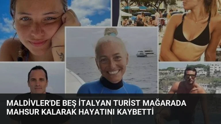 Maldivler’de Beş İtalyan Turist Mağarada Mahsur Kalarak Hayatını Kaybetti