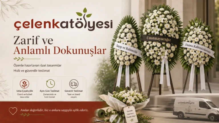 Çelenk Atölyesi Farkıyla Hızlıca Çelenk Siparişi Verin