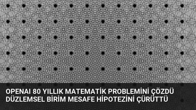 OpenAI 80 Yıllık Matematik Problemini Çözdü Düzlemsel Birim Mesafe Hipotezini Çürüttü