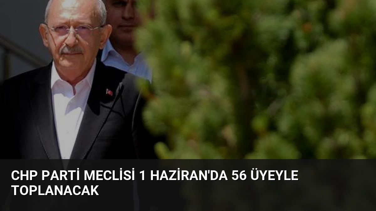 CHP Parti Meclisi 1 Haziran’da 56 Üyeyle Toplanacak