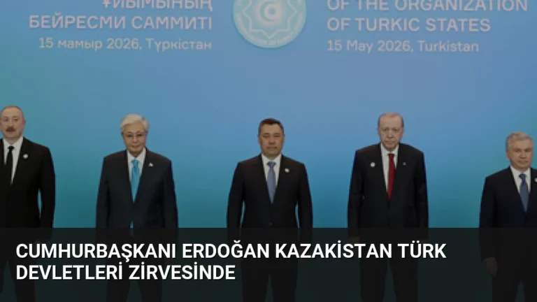 Cumhurbaşkanı Erdoğan Kazakistan Türk Devletleri Zirvesinde