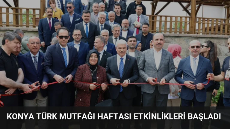 Konya Türk Mutfağı Haftası Etkinlikleri Başladı