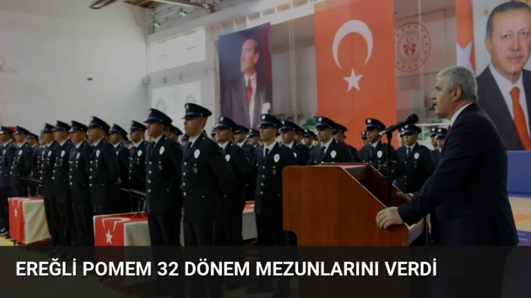 Ereğli POMEM 32 Dönem Mezunlarını Verdi
