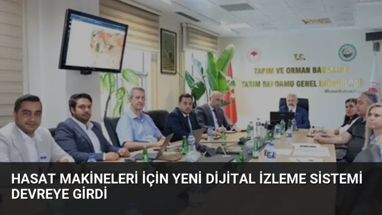 Hasat Makineleri İçin Yeni Dijital İzleme Sistemi Devreye Girdi