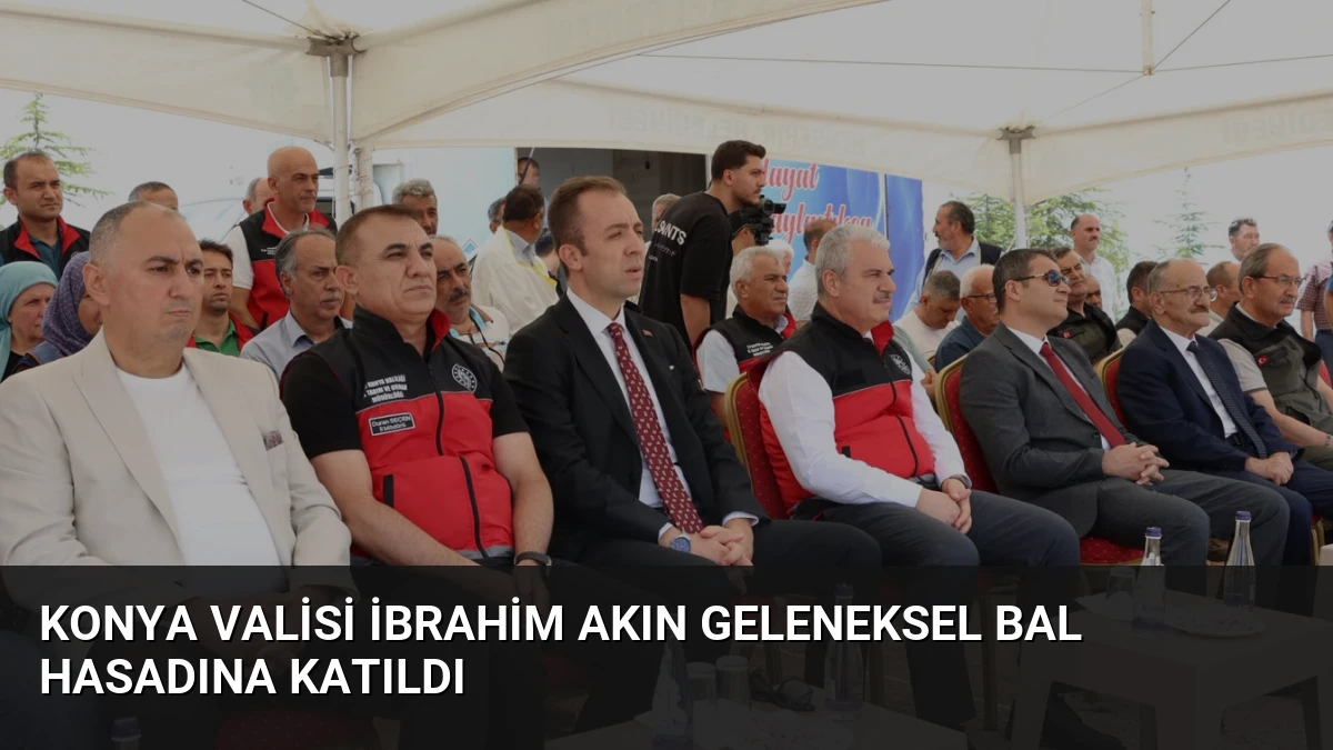 Konya Valisi İbrahim Akın Geleneksel Bal Hasadına Katıldı