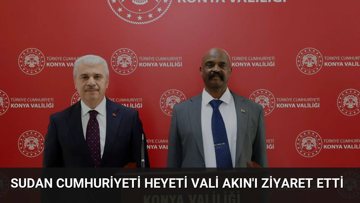 Sudan Cumhuriyeti Heyeti Vali Akın’ı Ziyaret Etti
