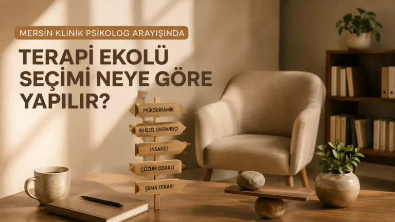 Mersin klinik psikolog arayışında terapi ekolü seçimi neye göre yapılır