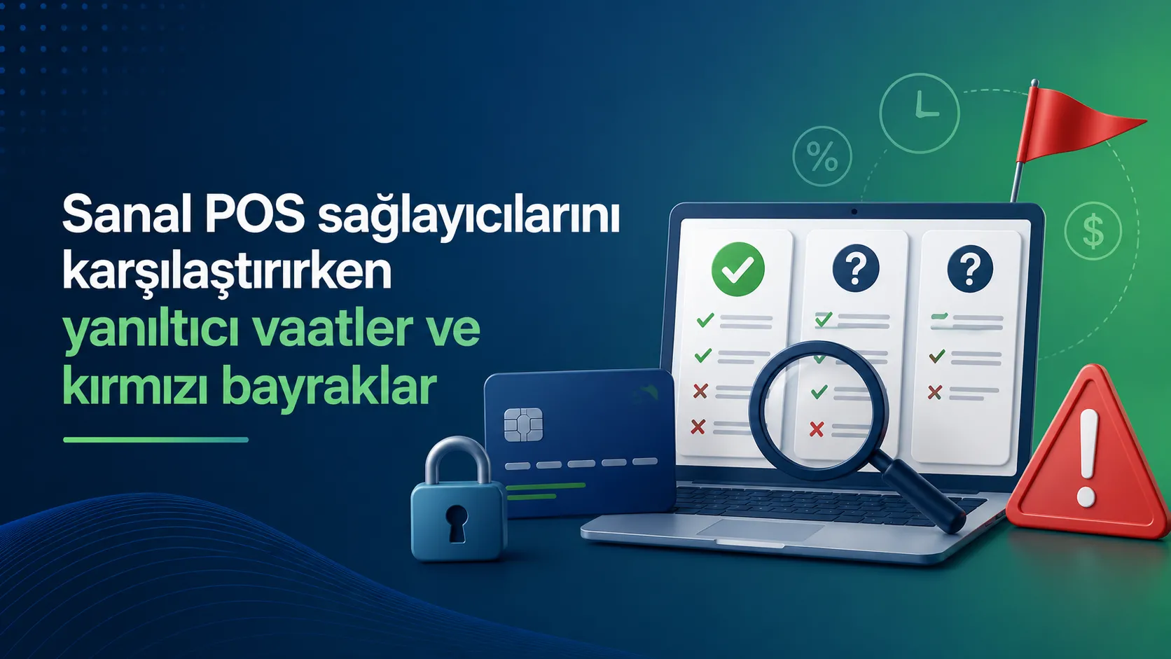 Sanal POS sağlayıcılarını karşılaştırırken yanıltıcı vaatler ve kırmızı bayraklar