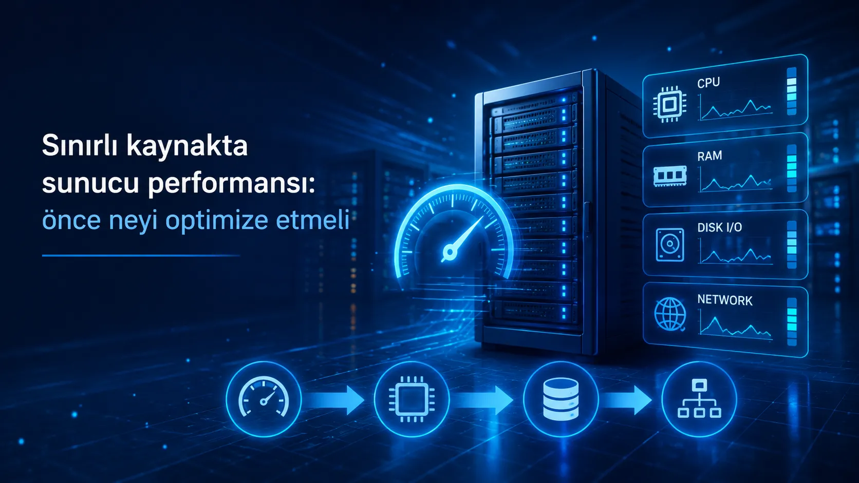 Sınırlı kaynakta sunucu performansı: önce neyi optimize etmeli