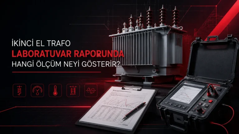 İkinci El Trafo Laboratuvar Raporunda Hangi Ölçüm Neyi Gösterir?