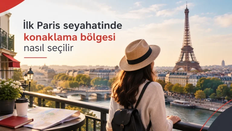 İlk Paris seyahatinde konaklama bölgesi nasıl seçilir?