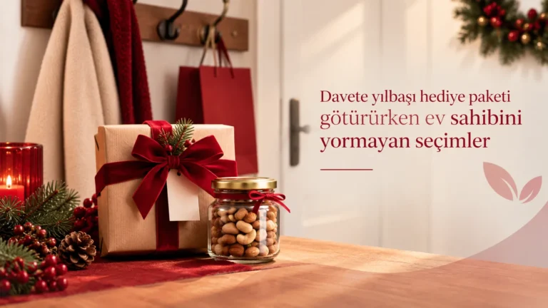 Davete yılbaşı hediye paketi götürürken ev sahibini yormayan seçimler