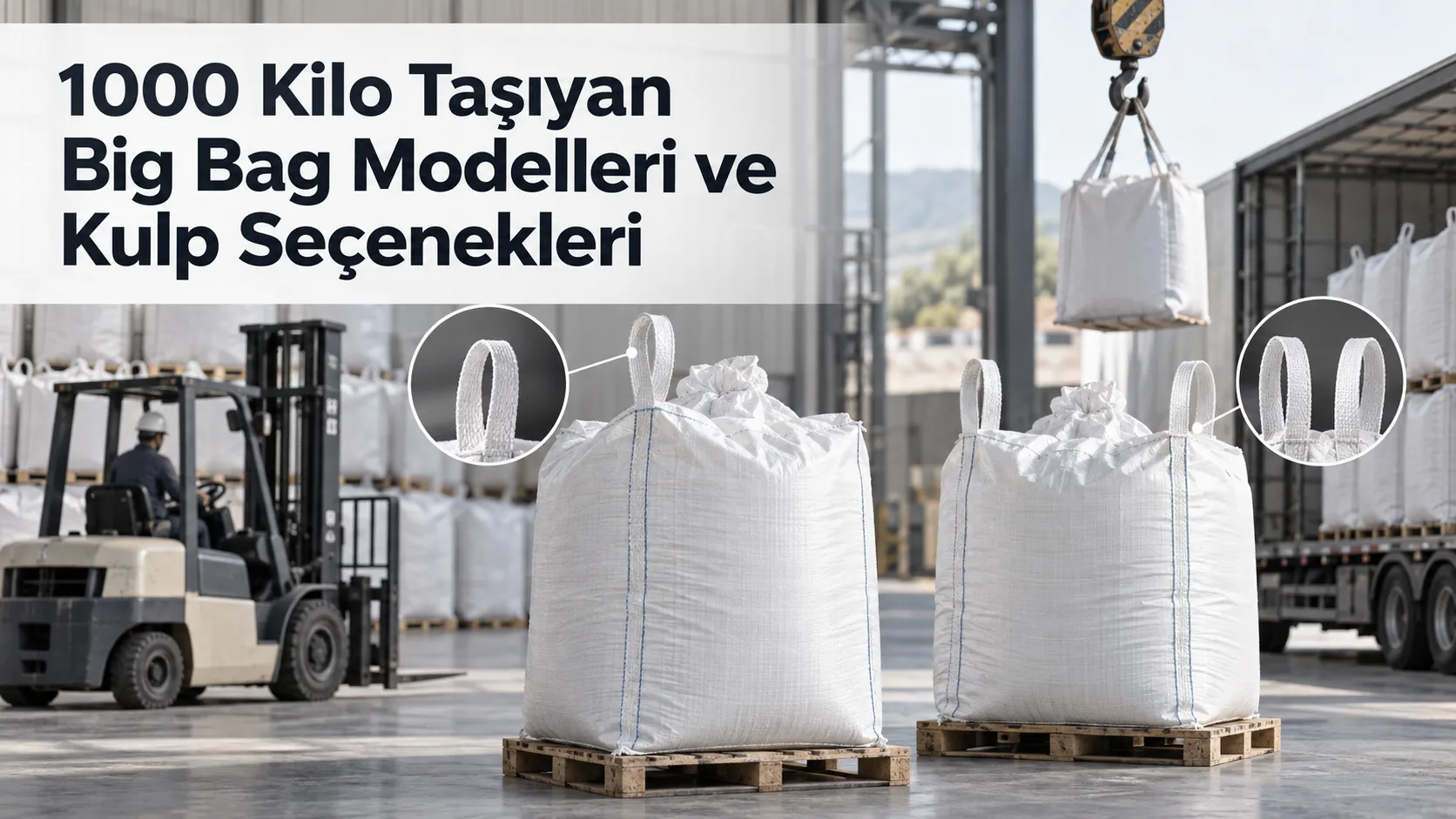 1000 Kilo Taşıyan Big Bag Modelleri ve Kulp Seçenekleri