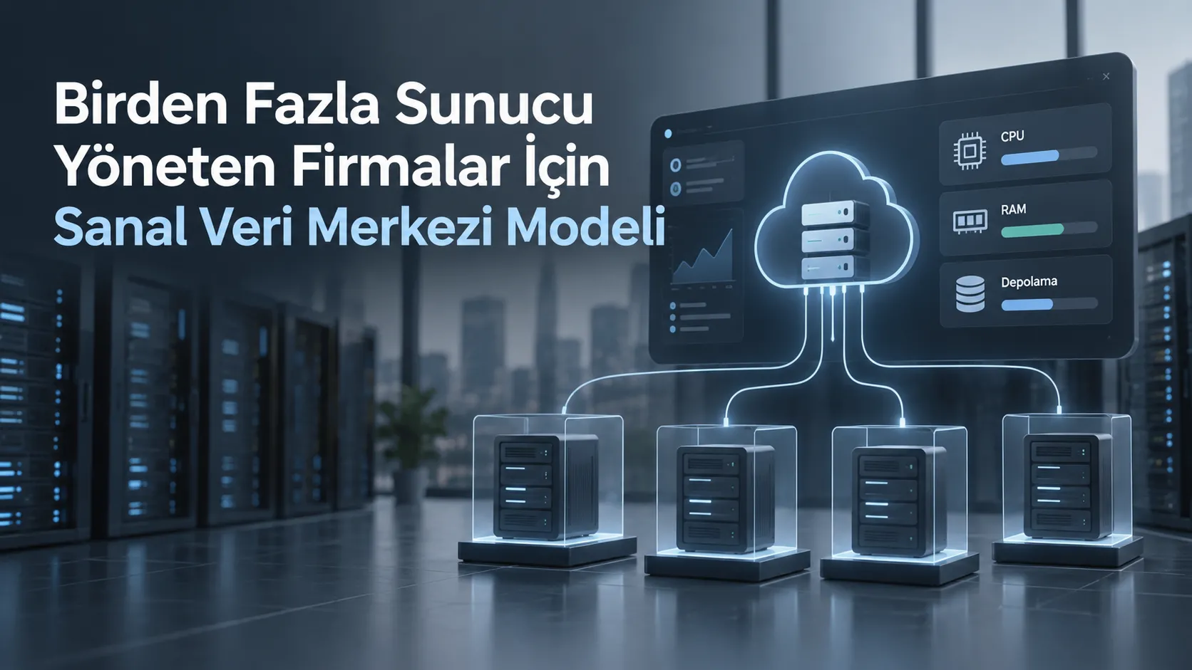 Birden Fazla Sunucu Yöneten Firmalar İçin Sanal Veri Merkezi Modeli
