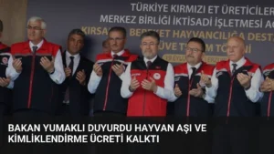 Bakan Yumaklı Duyurdu Hayvan Aşı ve Kimliklendirme Ücreti Kalktı