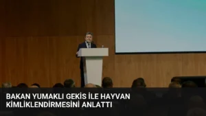 Bakan Yumaklı GEKİS ile Hayvan Kimliklendirmesini Anlattı