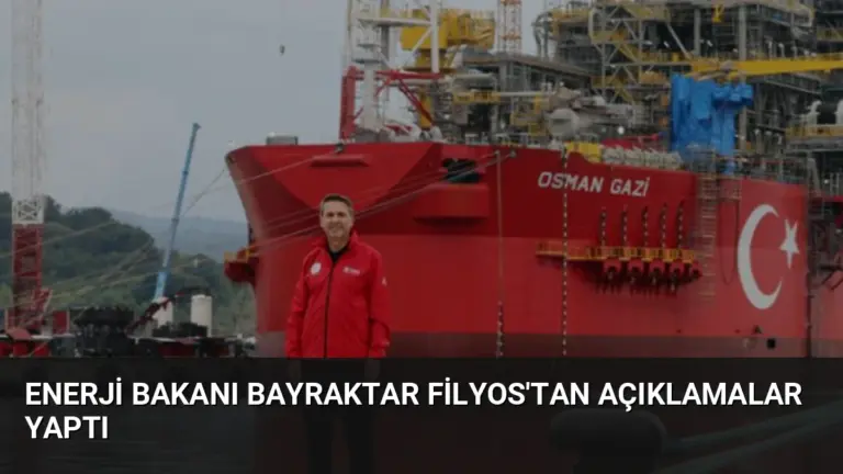 Enerji Bakanı Bayraktar Filyos’tan Açıklamalar Yaptı
