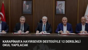 Karapinar’a Hayırsever Destegiyle 12 Derslikli Okul Yapilacak